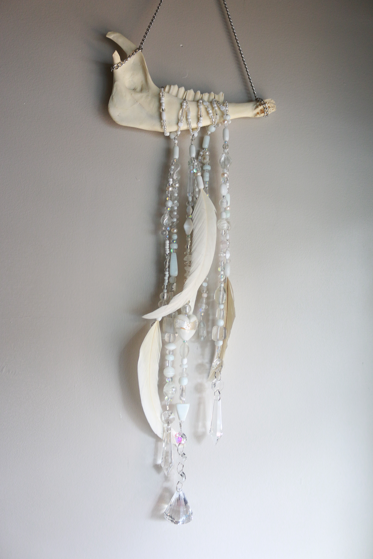 Ray of Light Deer Bone Suncatcher
