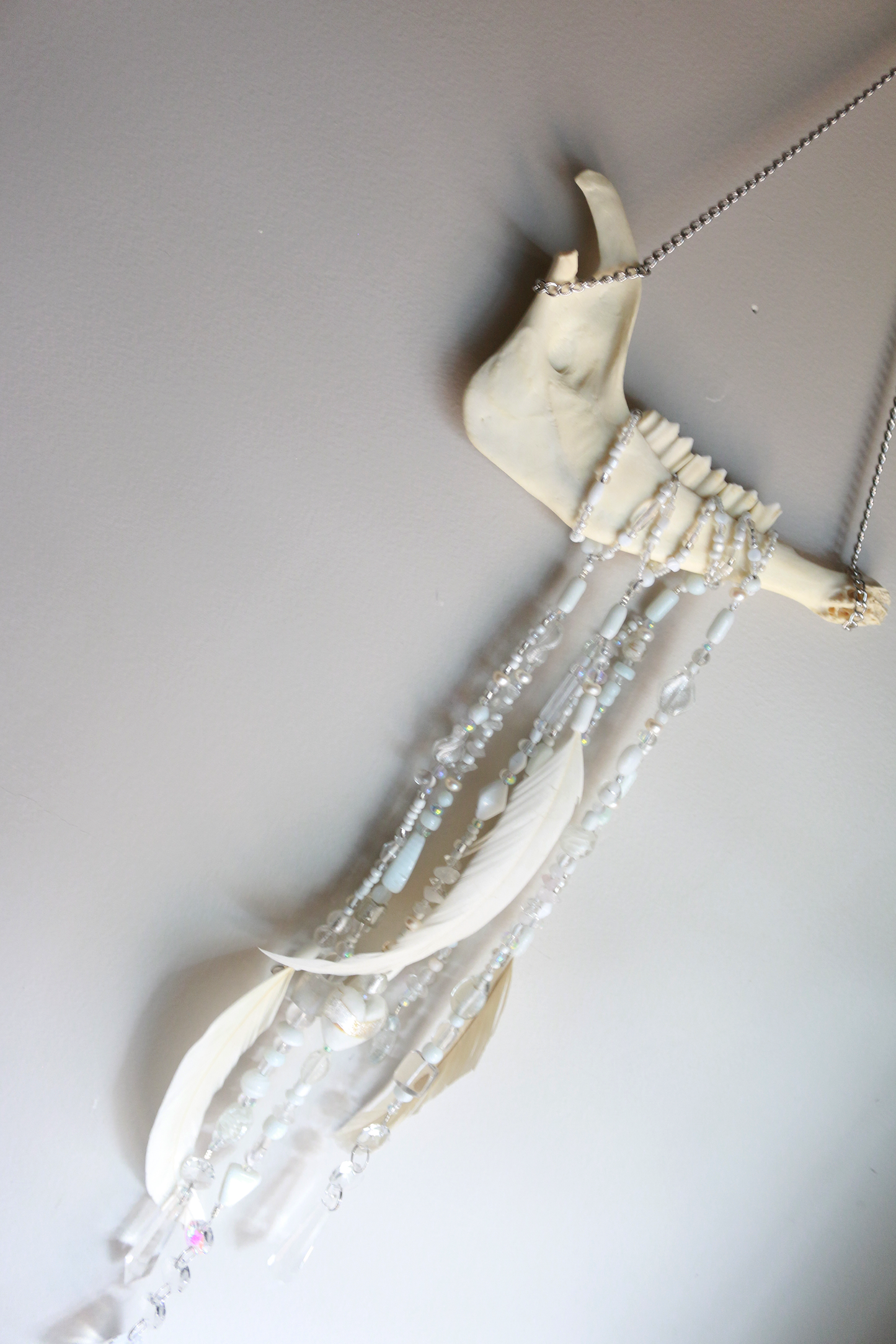 Ray of Light Deer Bone Suncatcher