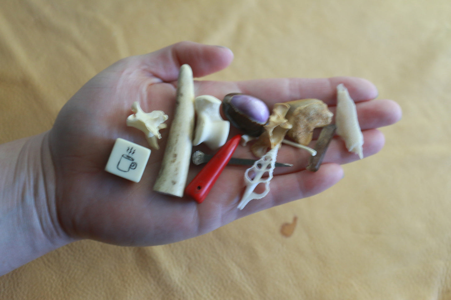 Found Lore : Bone Throwing / Osteomancy Set