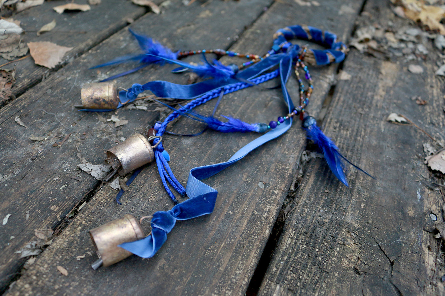 Blue Velvet Witch Bells