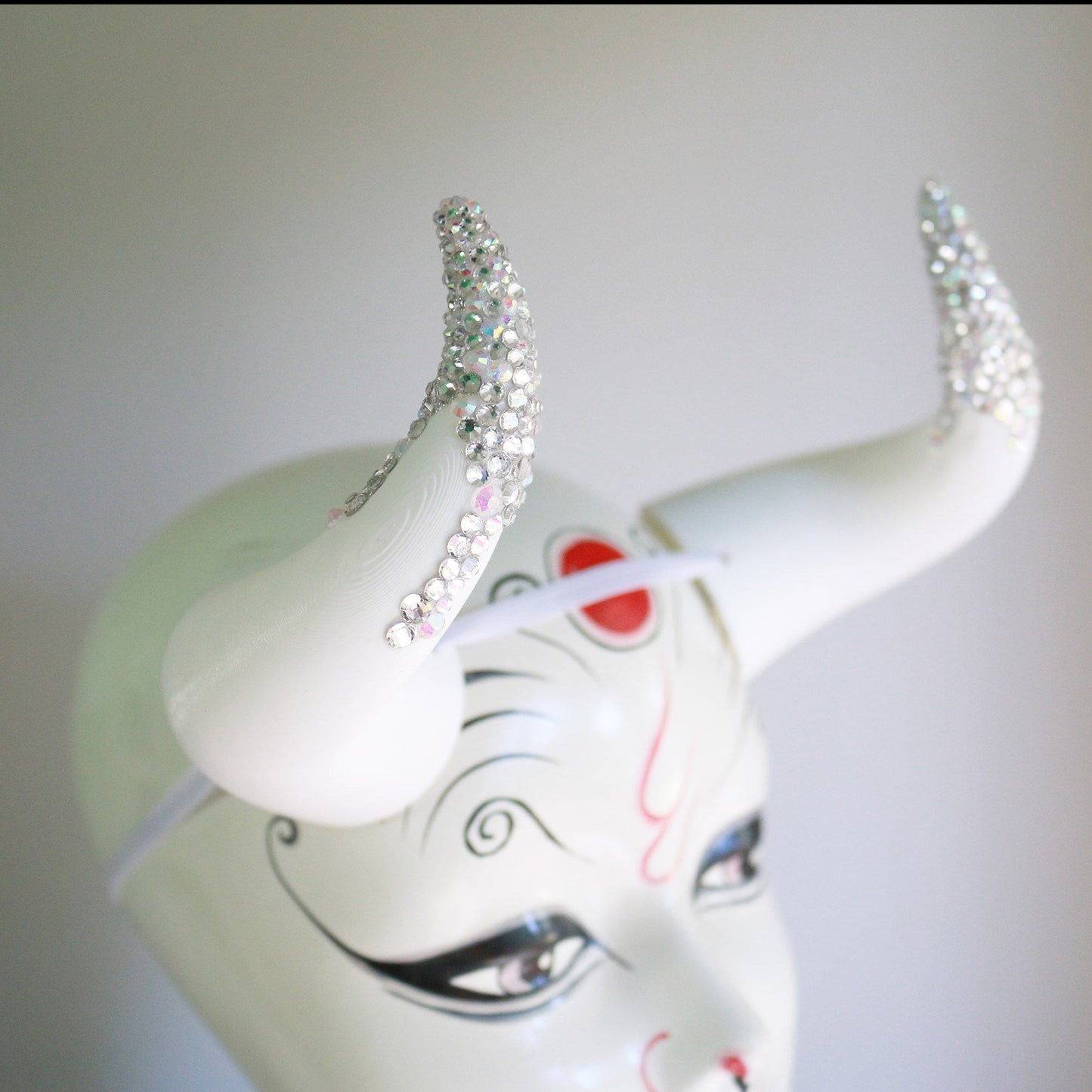 Delicious Delight - Rhinestone Medium Goat Costume Horns