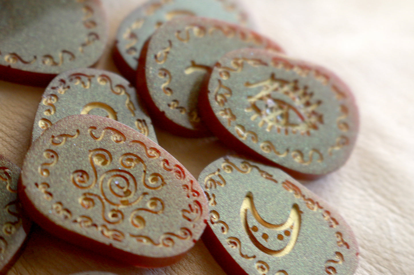 Raspberry Lux Witches Rune Set