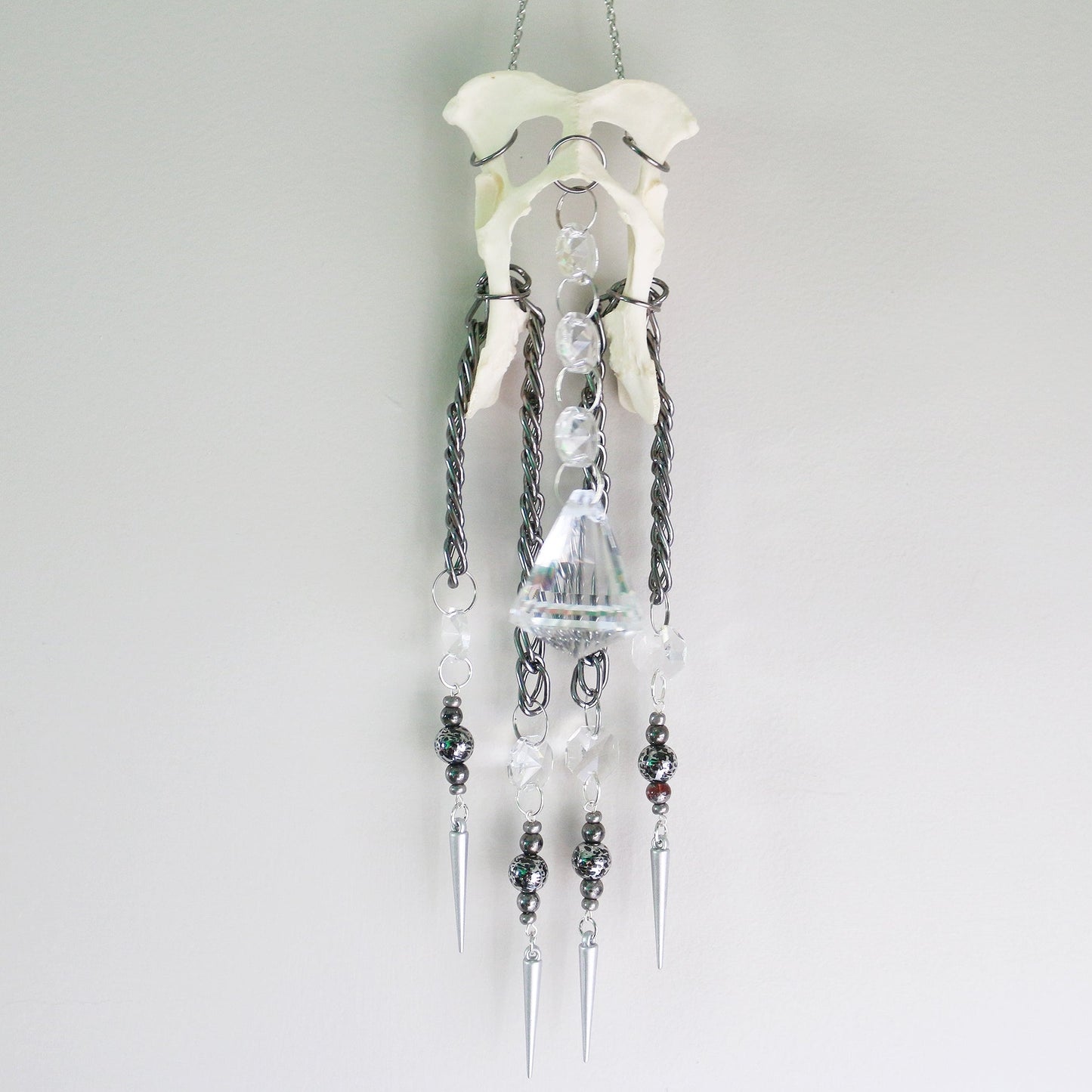 Forest Thorns Fox Pelvis Suncatcher/Windchime