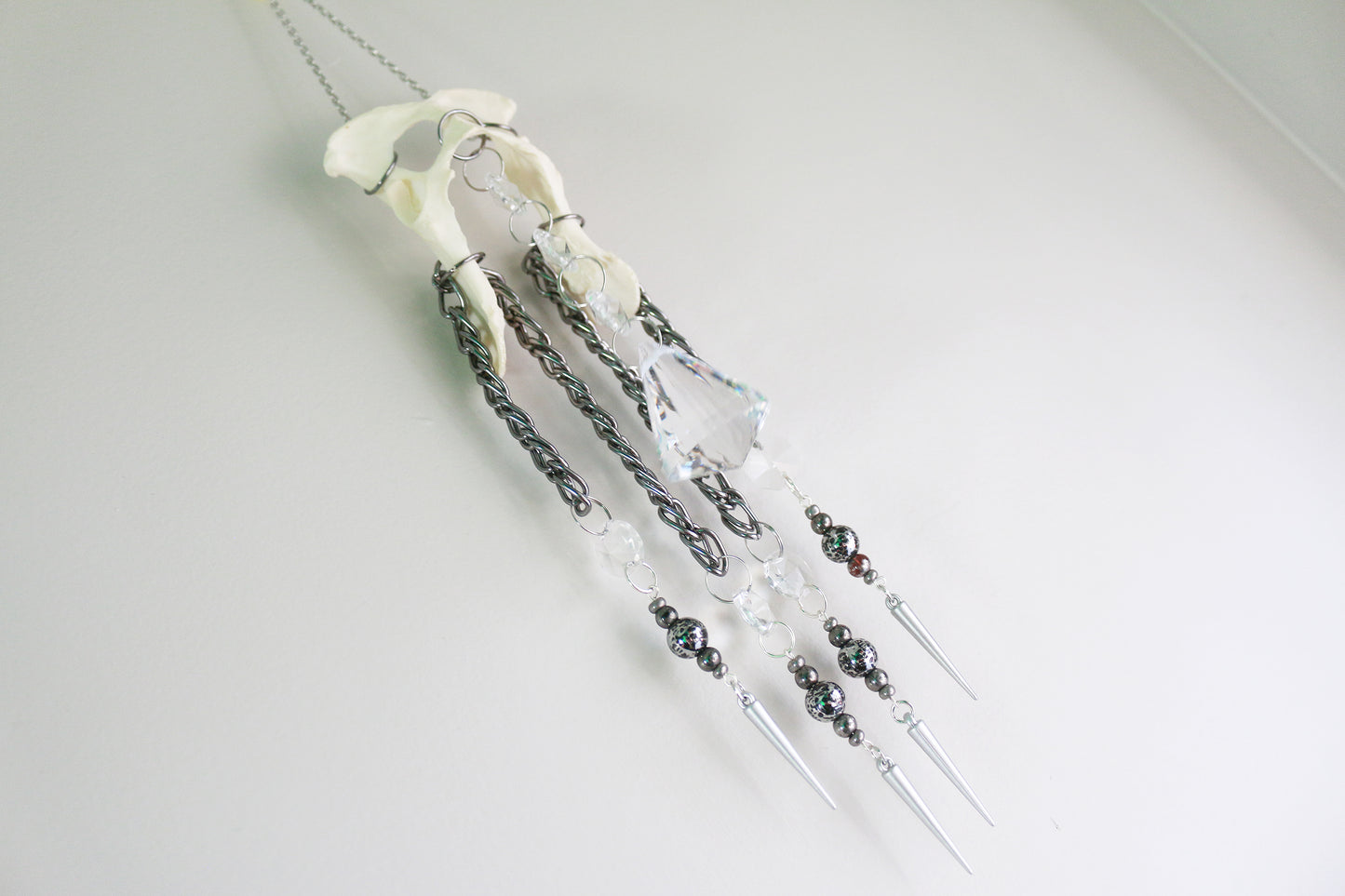 Forest Thorns Fox Pelvis Suncatcher/Windchime