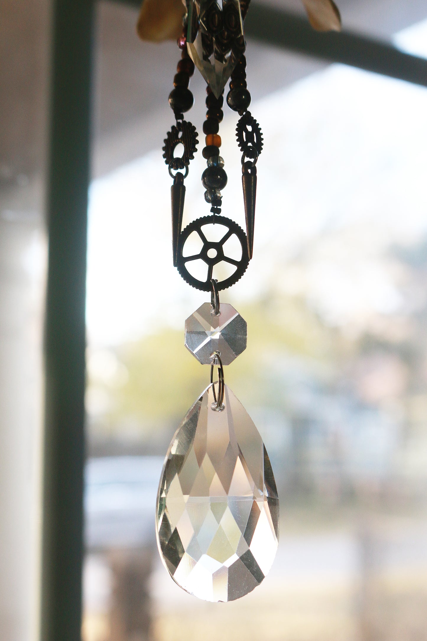Steampowered Fox Pelvis Suncatcher/Windchime