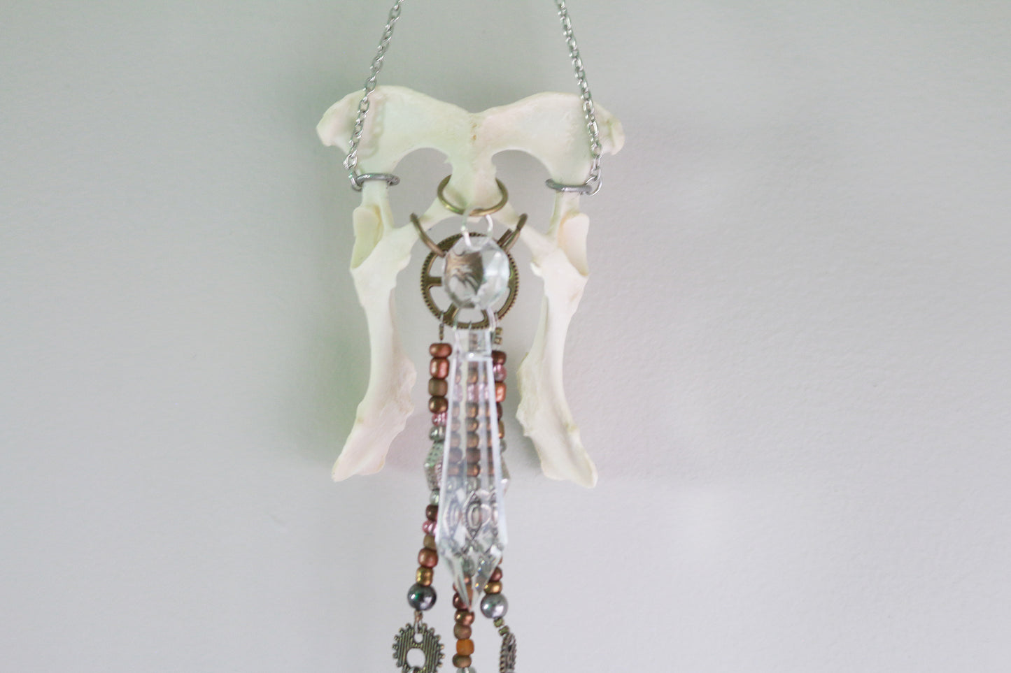 Steampowered Fox Pelvis Suncatcher/Windchime