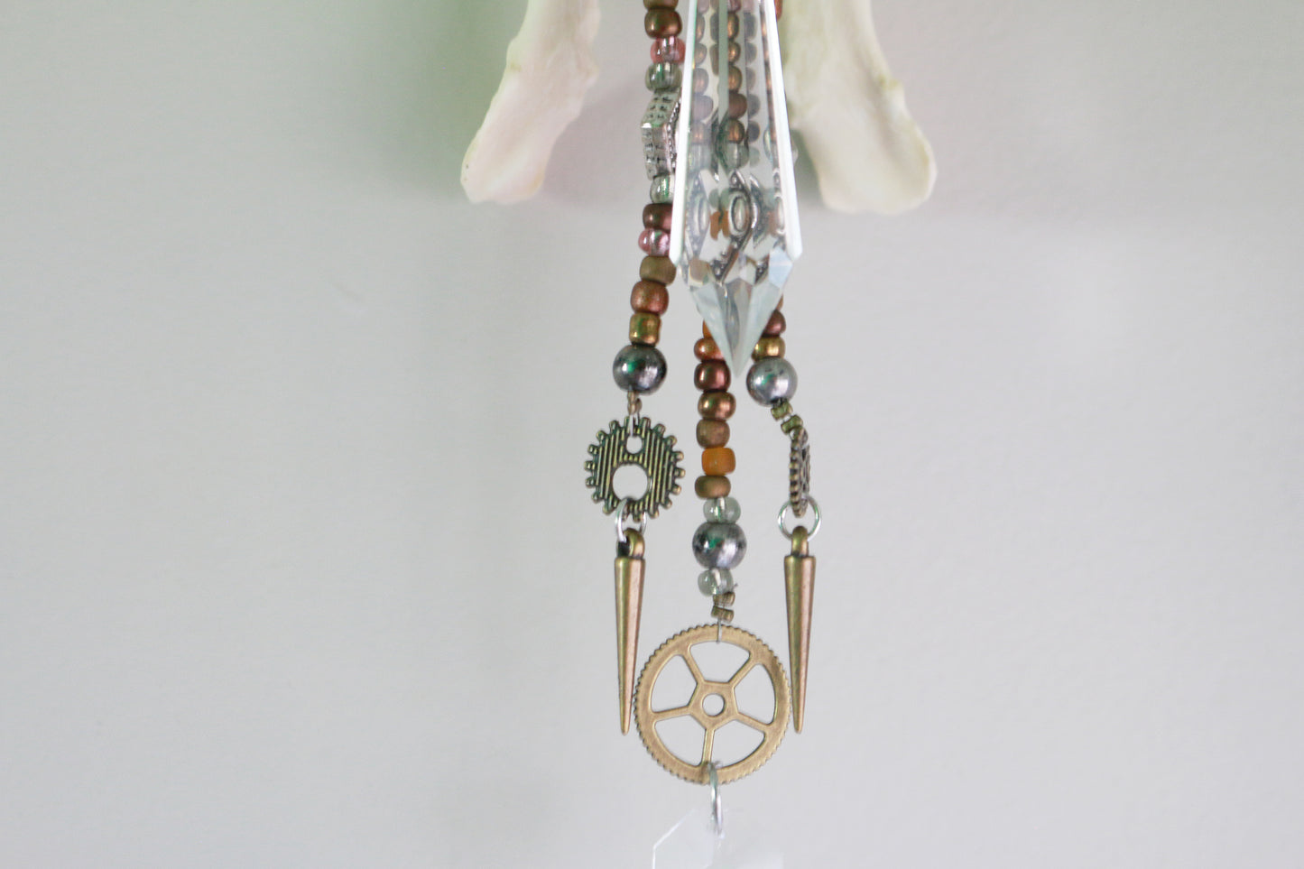 Steampowered Fox Pelvis Suncatcher/Windchime
