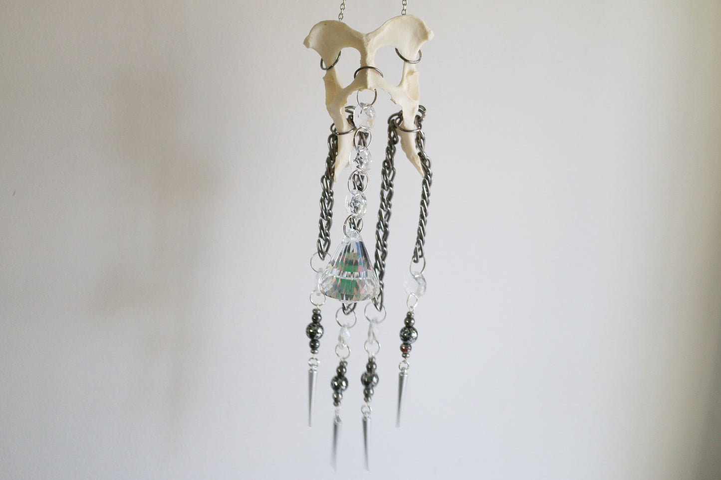 Forest Thorns Fox Pelvis Suncatcher/Windchime