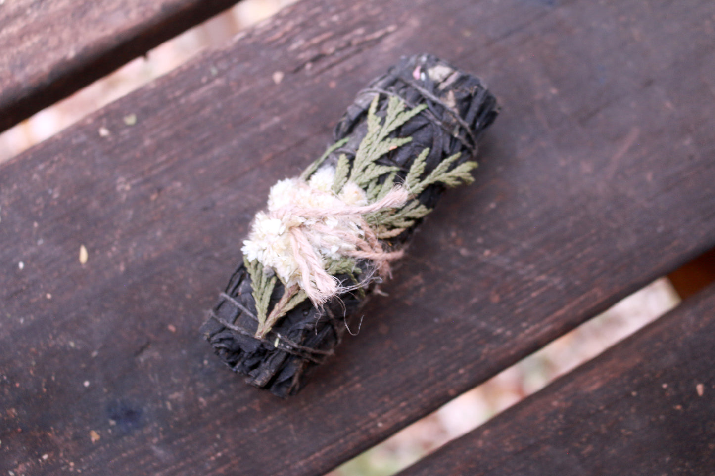 Midnight Bloom Floral White Sage 4" Smudge Sticks