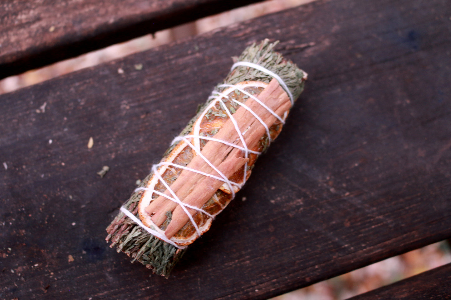 Cedar Cinnamon Orange Sage 4" Smudge Sticks