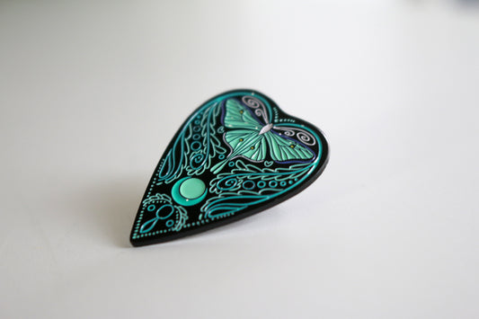 Luna Moth (Enamel Pin)