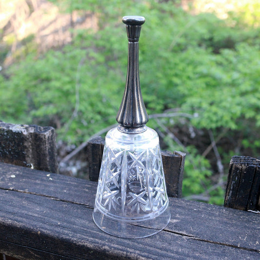 Secondhand Crystal Bell w/Metal Handle