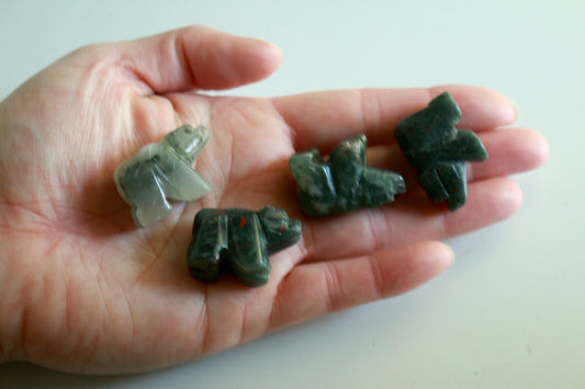 African Bloodstone Bear (1 in)