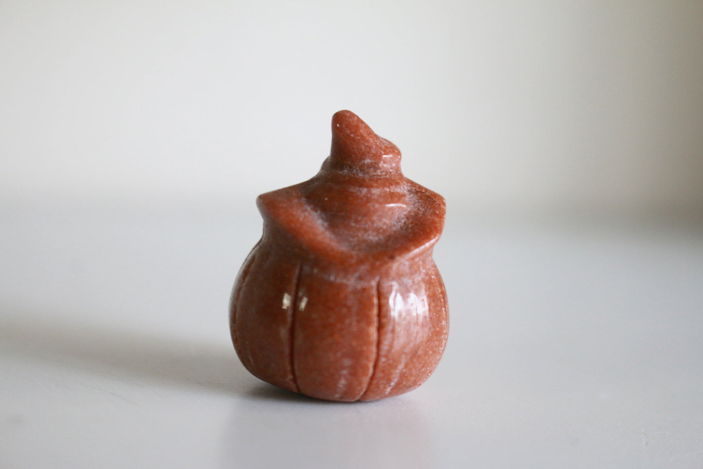 Red Aventurine Jack o’ Lantern (1.5 in)