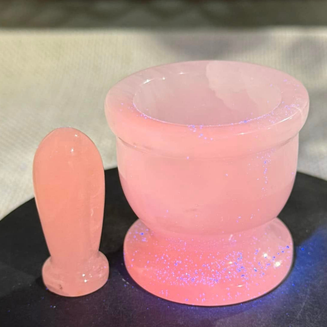 Mangano Calcite Mortar and Pestle (2 in)