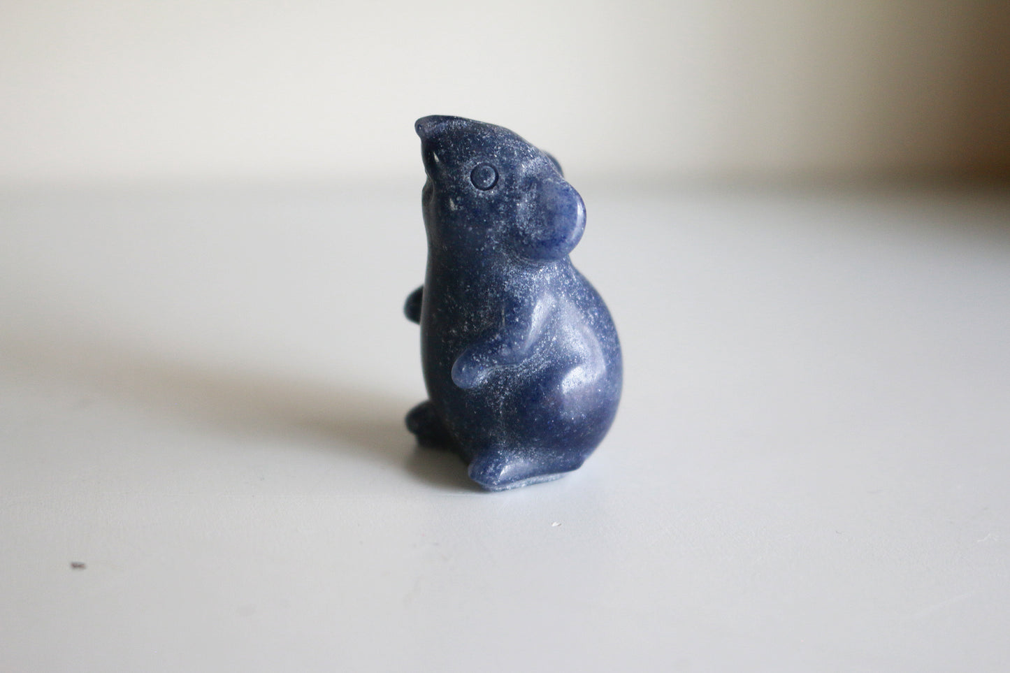 Blue Aventurine Mouse (1.5 in)
