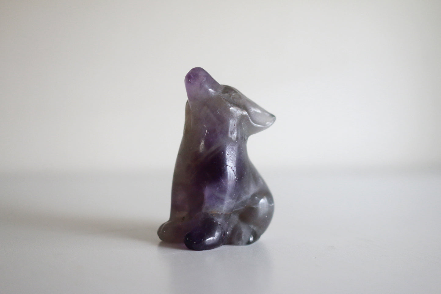 Amethyst Coyote (1.5 in)