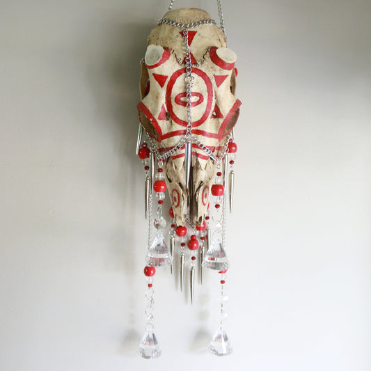 Sun Dancer Deer Skull Suncatcher