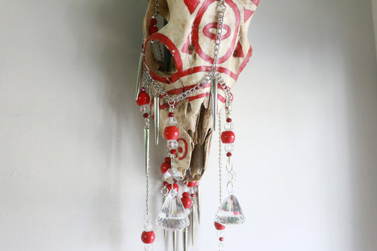 Sun Dancer Deer Skull Suncatcher