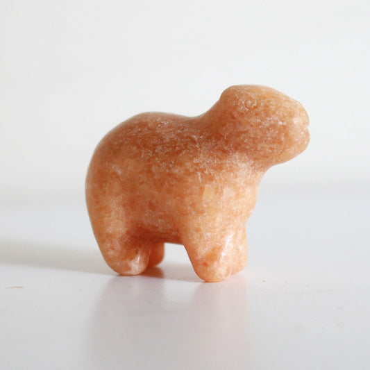 Red Aventurine Capybara (1.5 in)