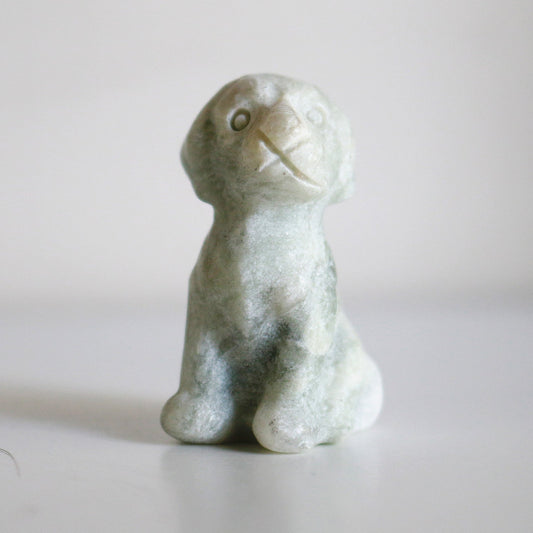 Jade Sitting Dog (1.5 in)