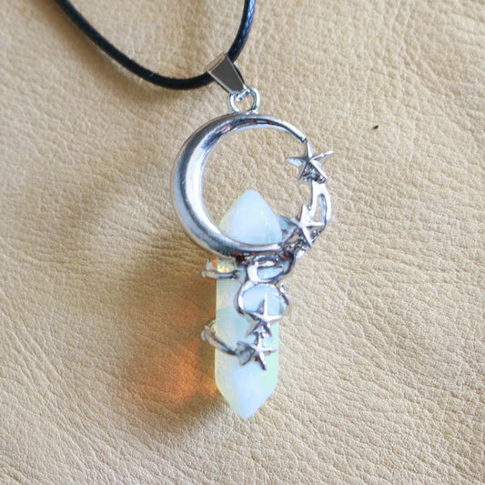 Opalite Celestial Pendant Necklace