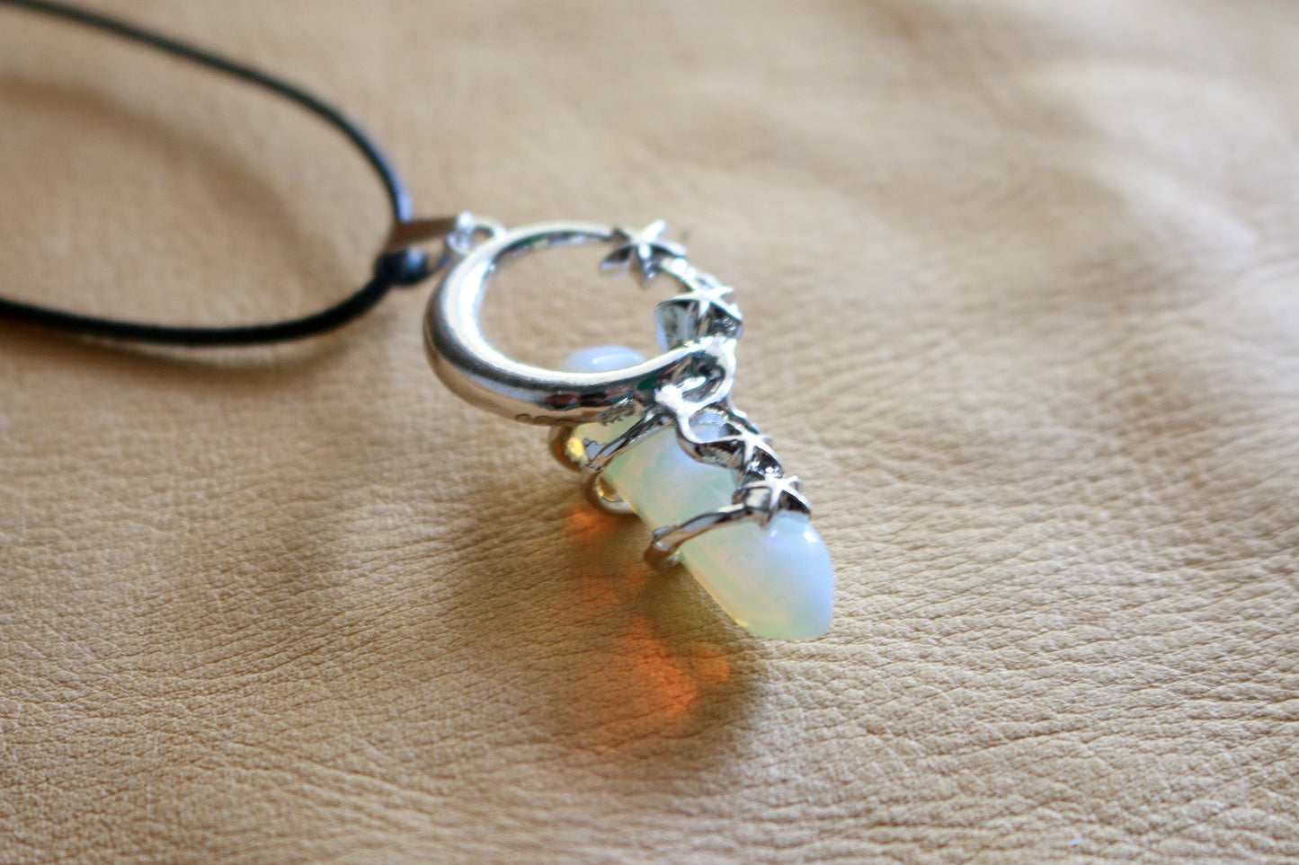Opalite Celestial Pendant Necklace