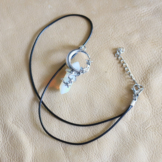 Opalite Celestial Pendant Necklace