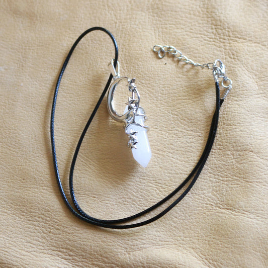Quartz Celestial Pendant Necklace