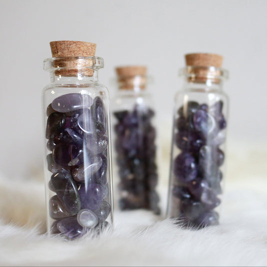 Tumbled Amethyst Chips - Spell Supply Jar