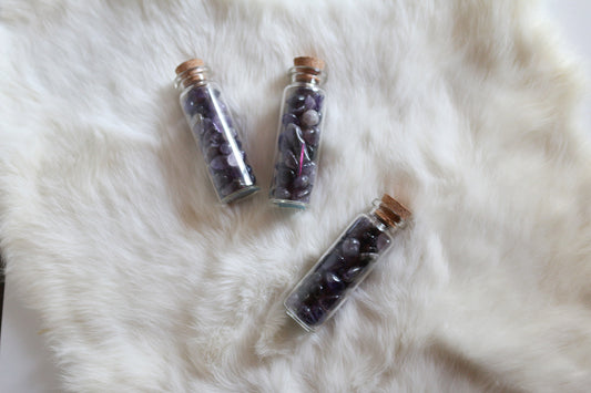Tumbled Amethyst Chips - Spell Supply Jar
