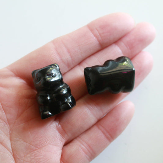 Obsidian Lucky Cat (1 in)