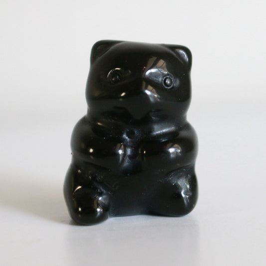 Obsidian Lucky Cat (1 in)