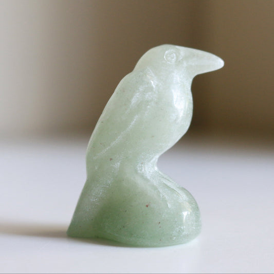 Green Aventurine Raven (1.5in)