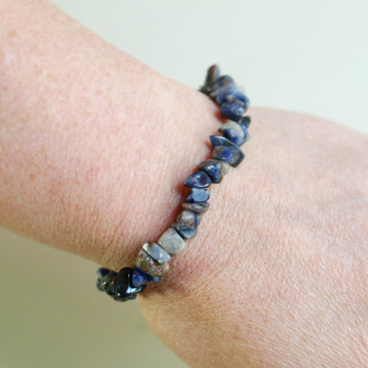 Sodalite Chip Bracelet