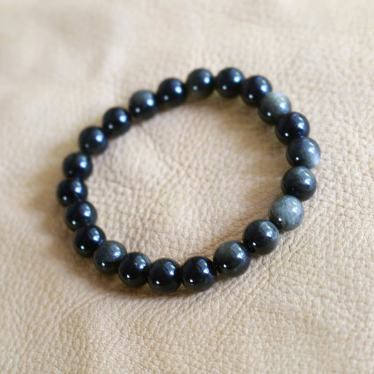 Gold Sheen Obsidian Bracelet