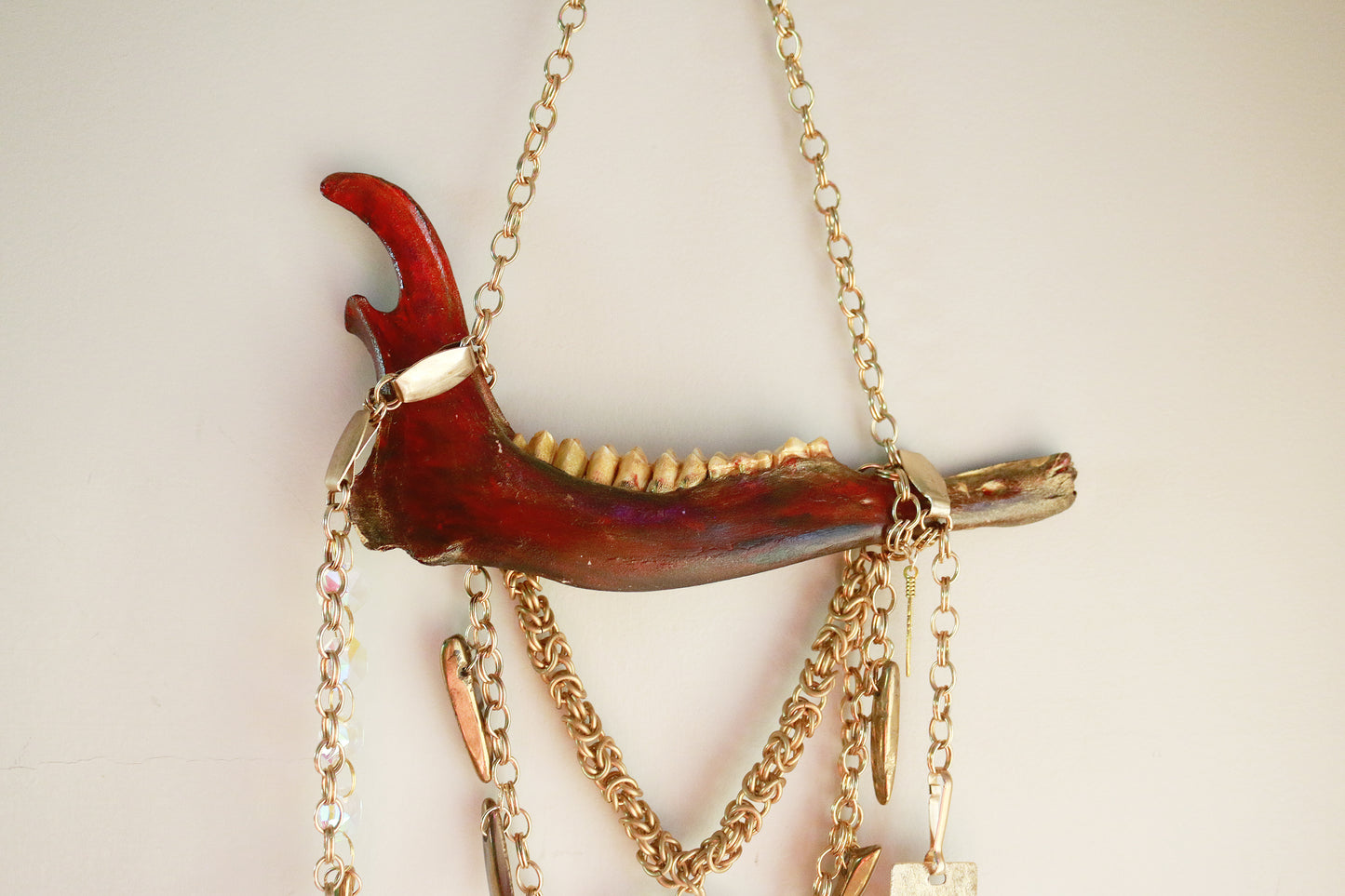 Underworld Masquerade Deer Bone Suncatcher