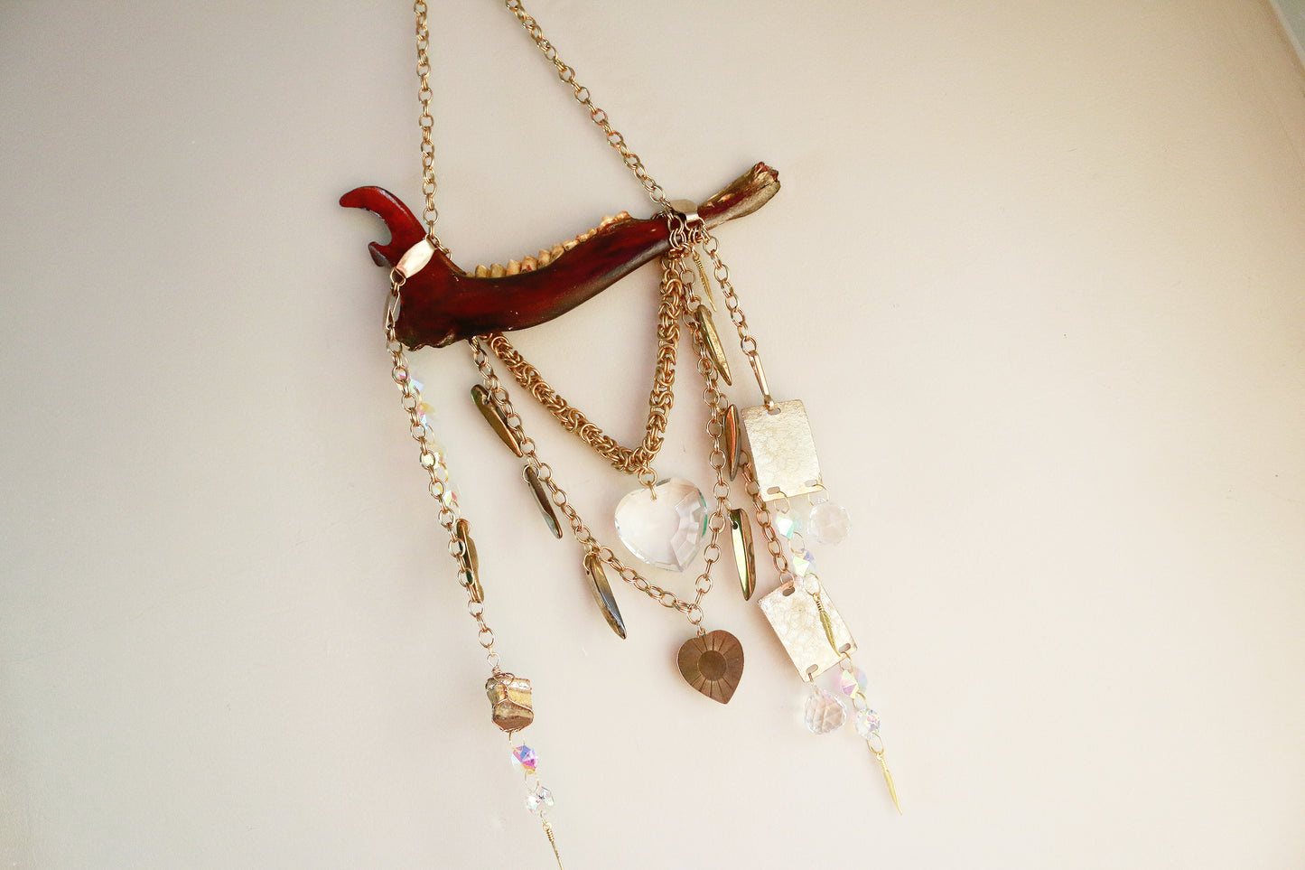 Underworld Masquerade Deer Bone Suncatcher