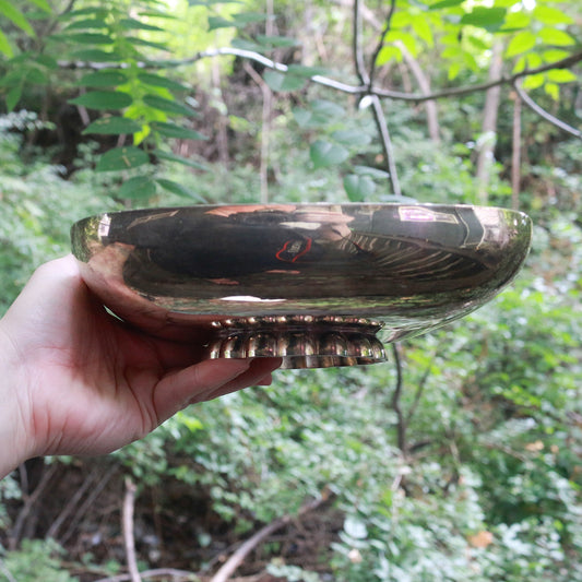 Secondhand Silver Plated Offering Dish