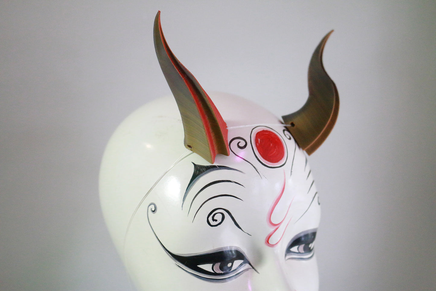 Small "Double Ridge" Costume Horns