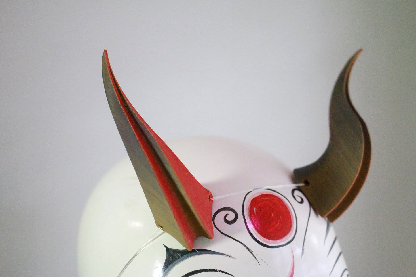 Small "Double Ridge" Costume Horns