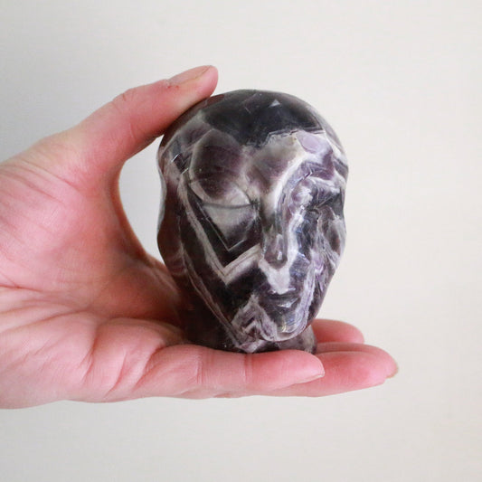 Chevron Amethyst Alien (3in)