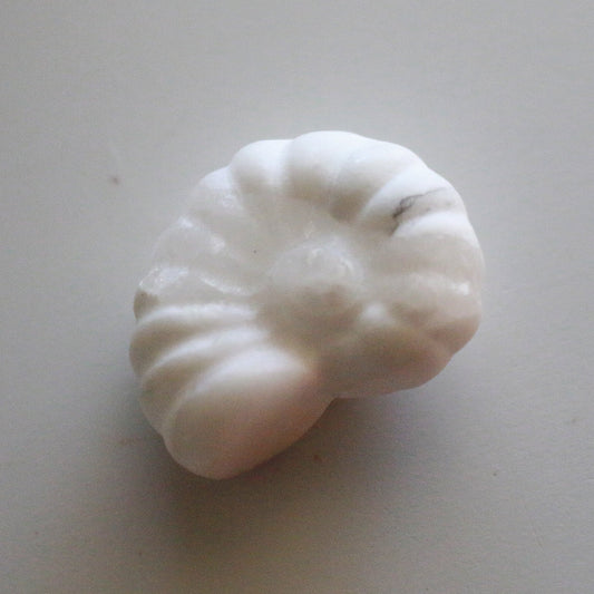 Snow Quartz Ammonite (1.5 in)