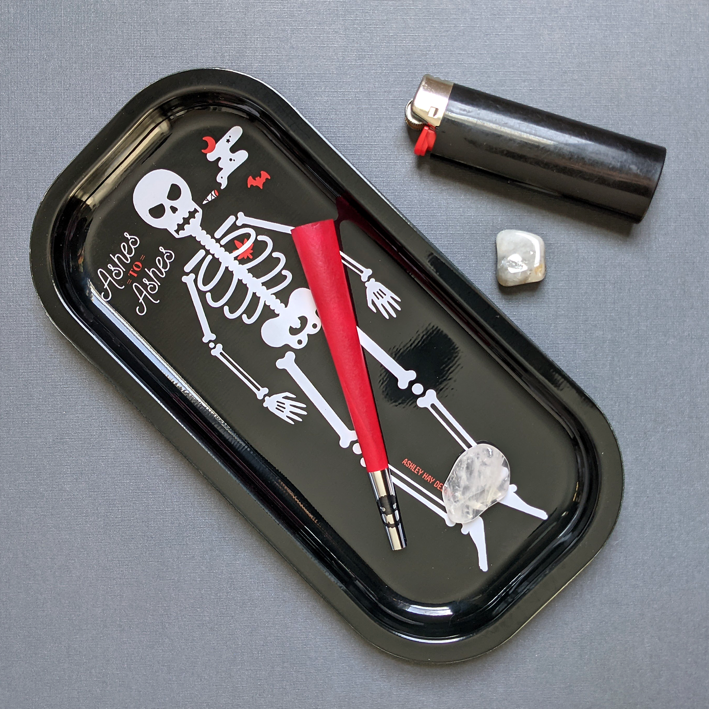 Ashes to Ashes Metal Tray