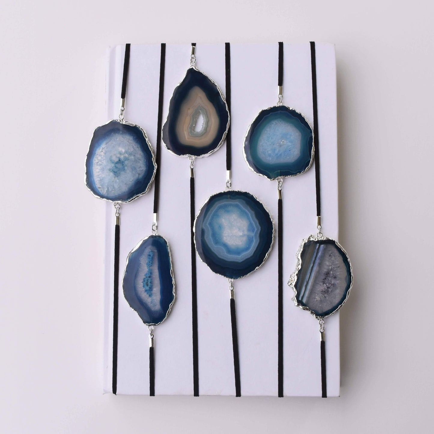 Blue Geode Slice Artmark