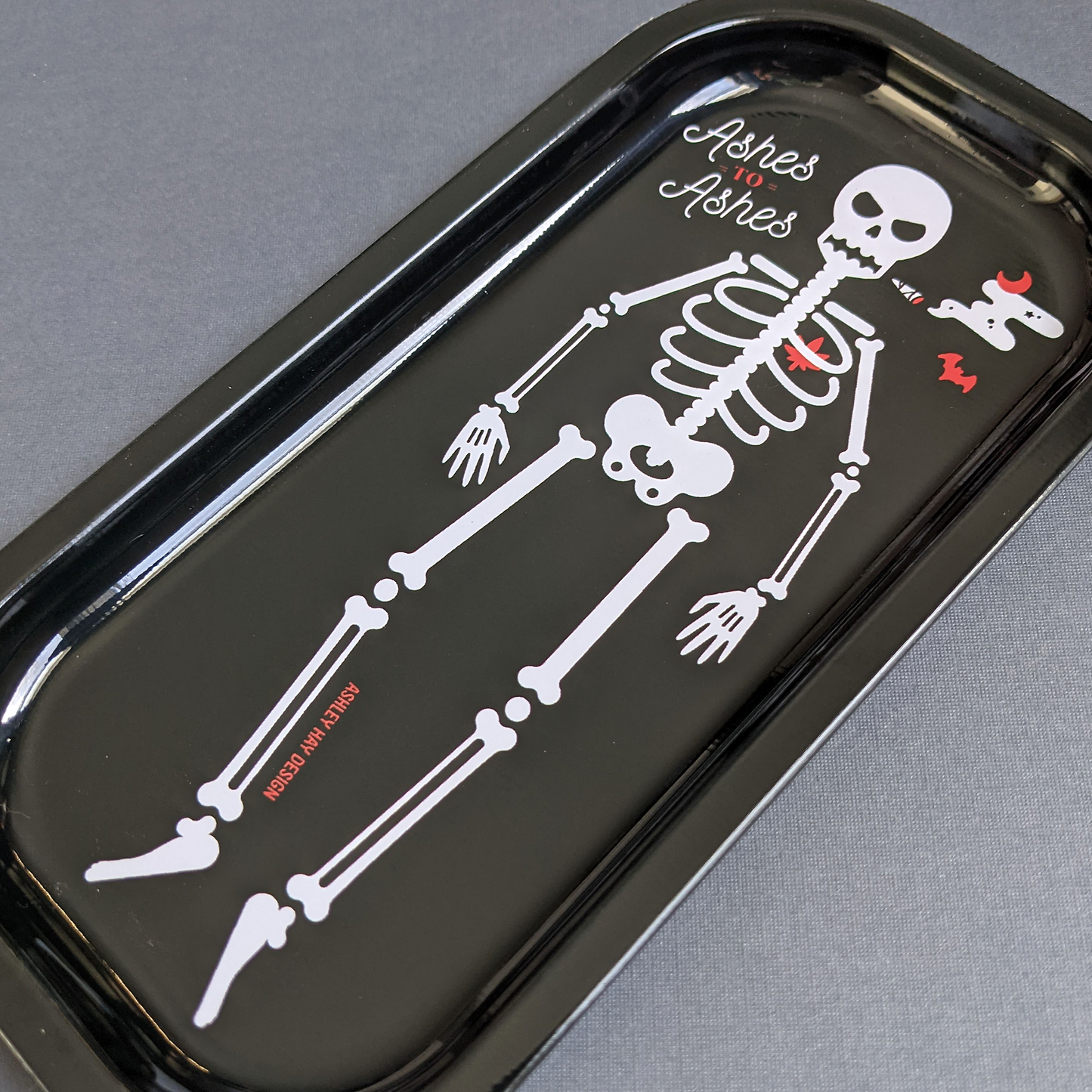 Ashes to Ashes Metal Tray