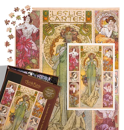 La Nouvelle Femme (A. Mucha), 1000-pc Puzzle