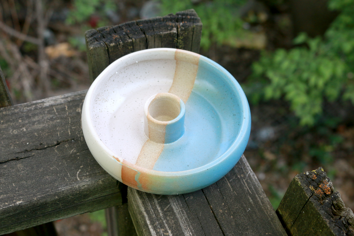 Light Blue Ceramic Palo Santo Burner