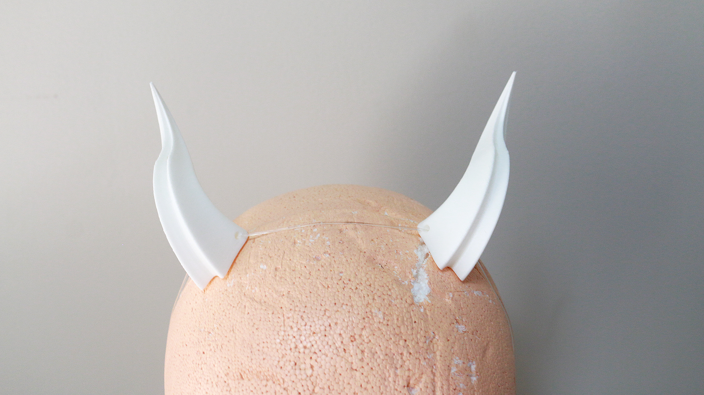 Small "Double Ridge" Costume Horns