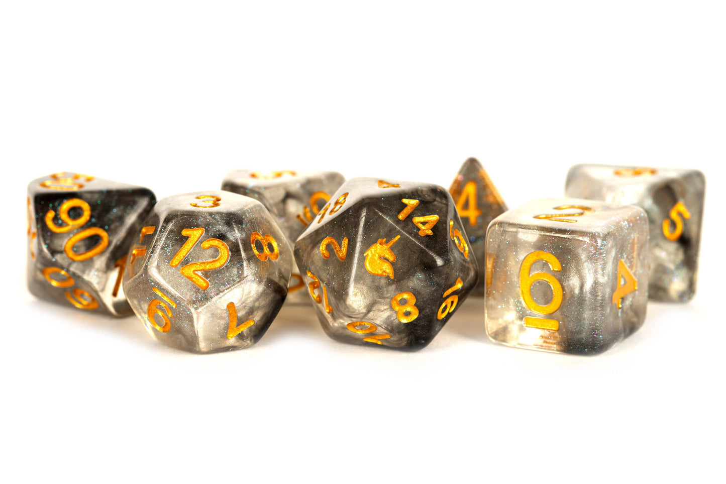 Rogue Rage - Unicorn Resin Polyhedral Dice Set